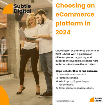 Choosing an eCommerce platform in 2024